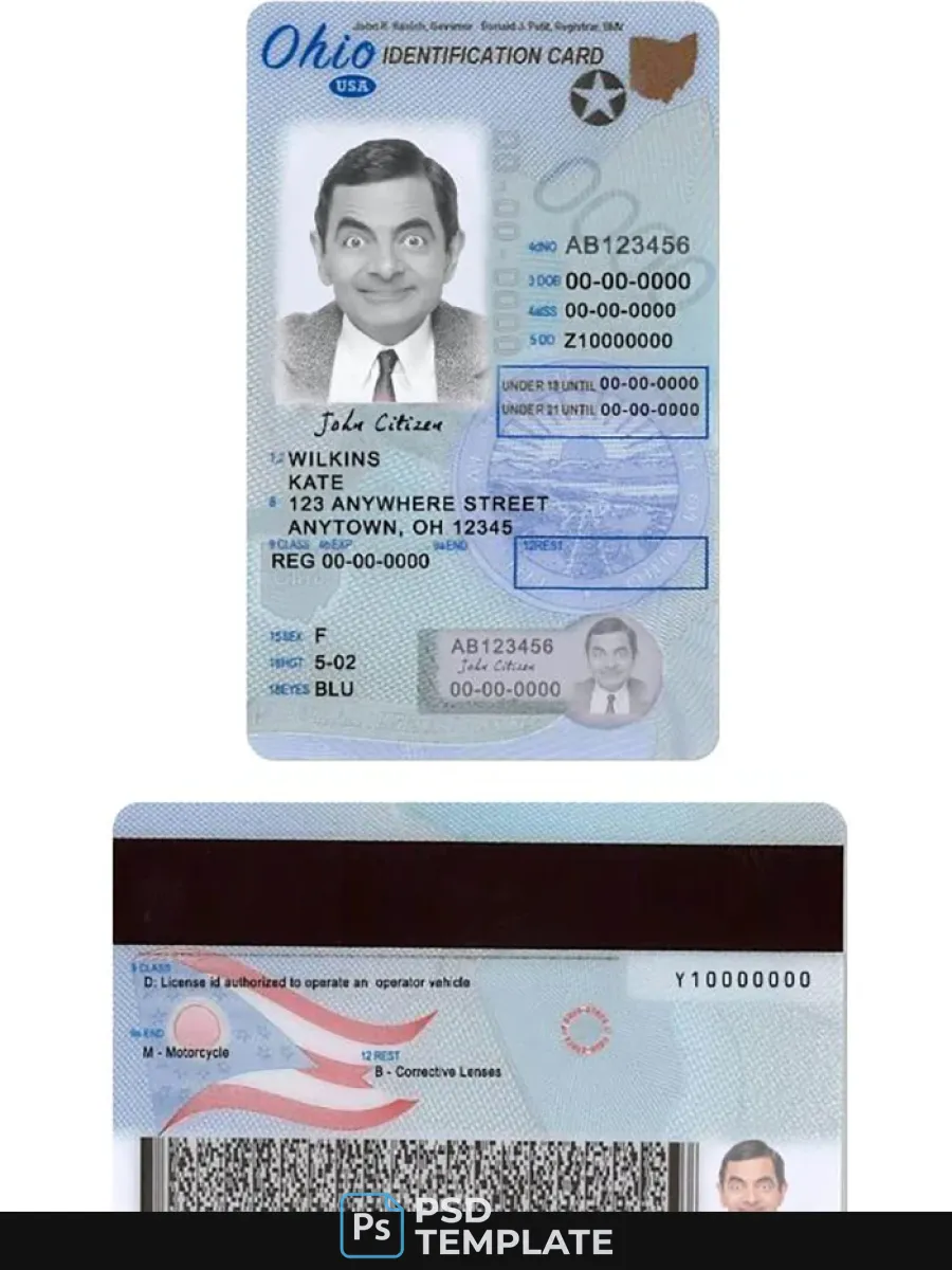 Usa Ohio Driving License Under 21 — Driver License
