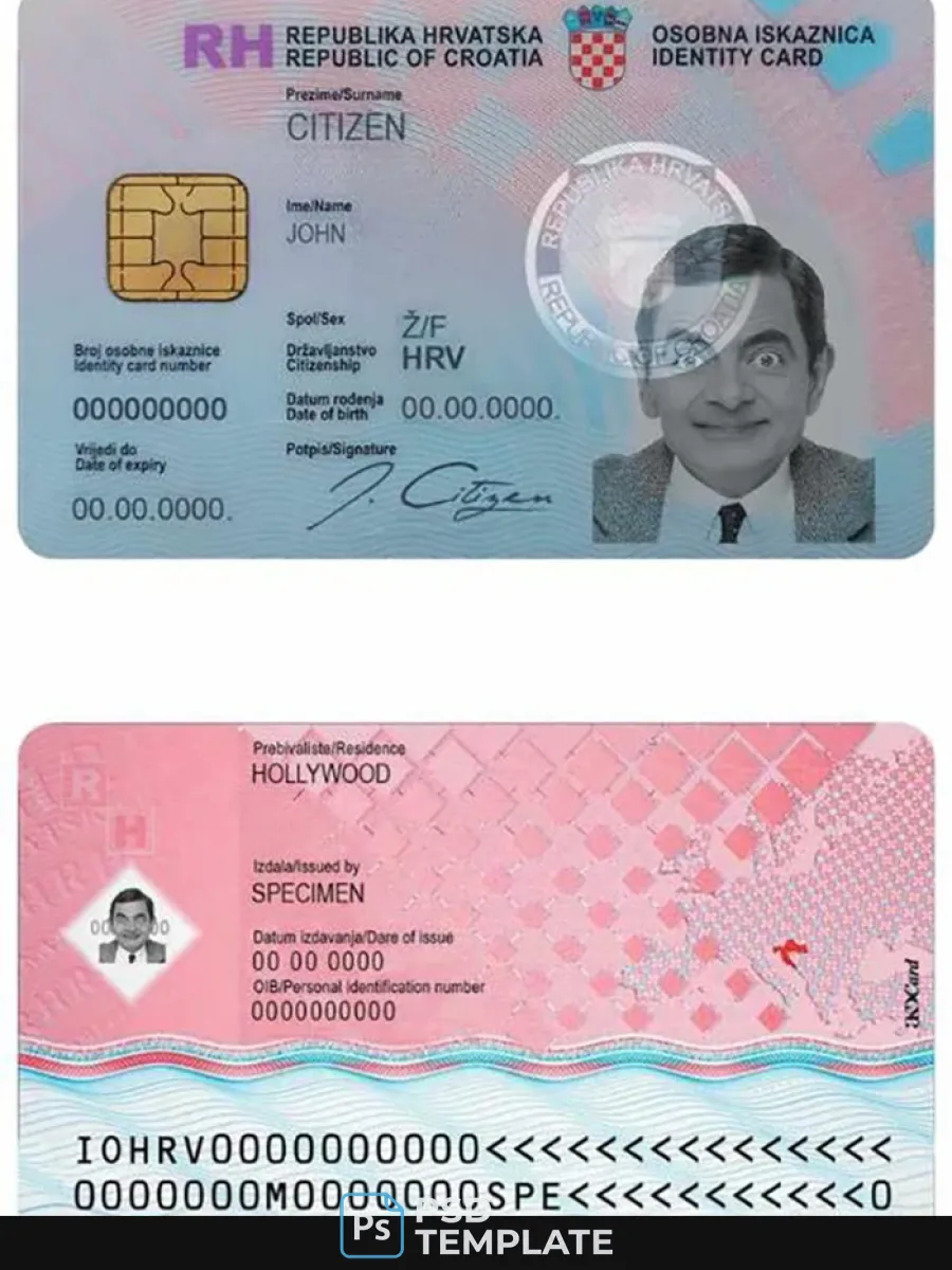 Croatia Id 1 — ID Cards