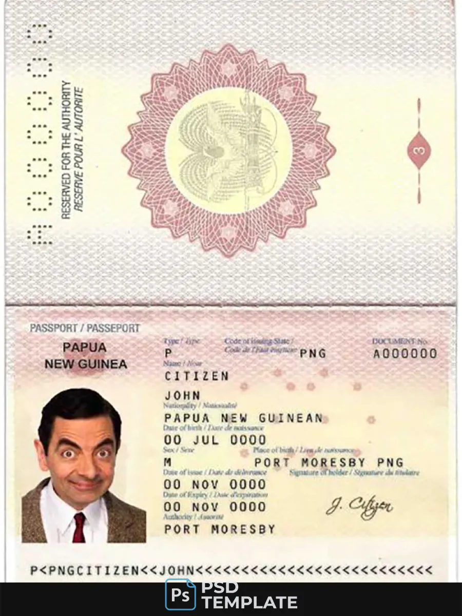 Papua New Guinea Passport — Passports