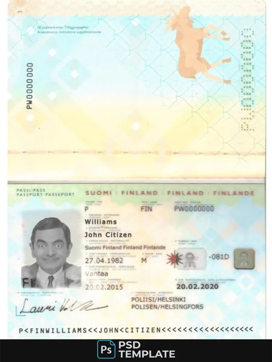 Finland Passport 2012 2017 — Passports