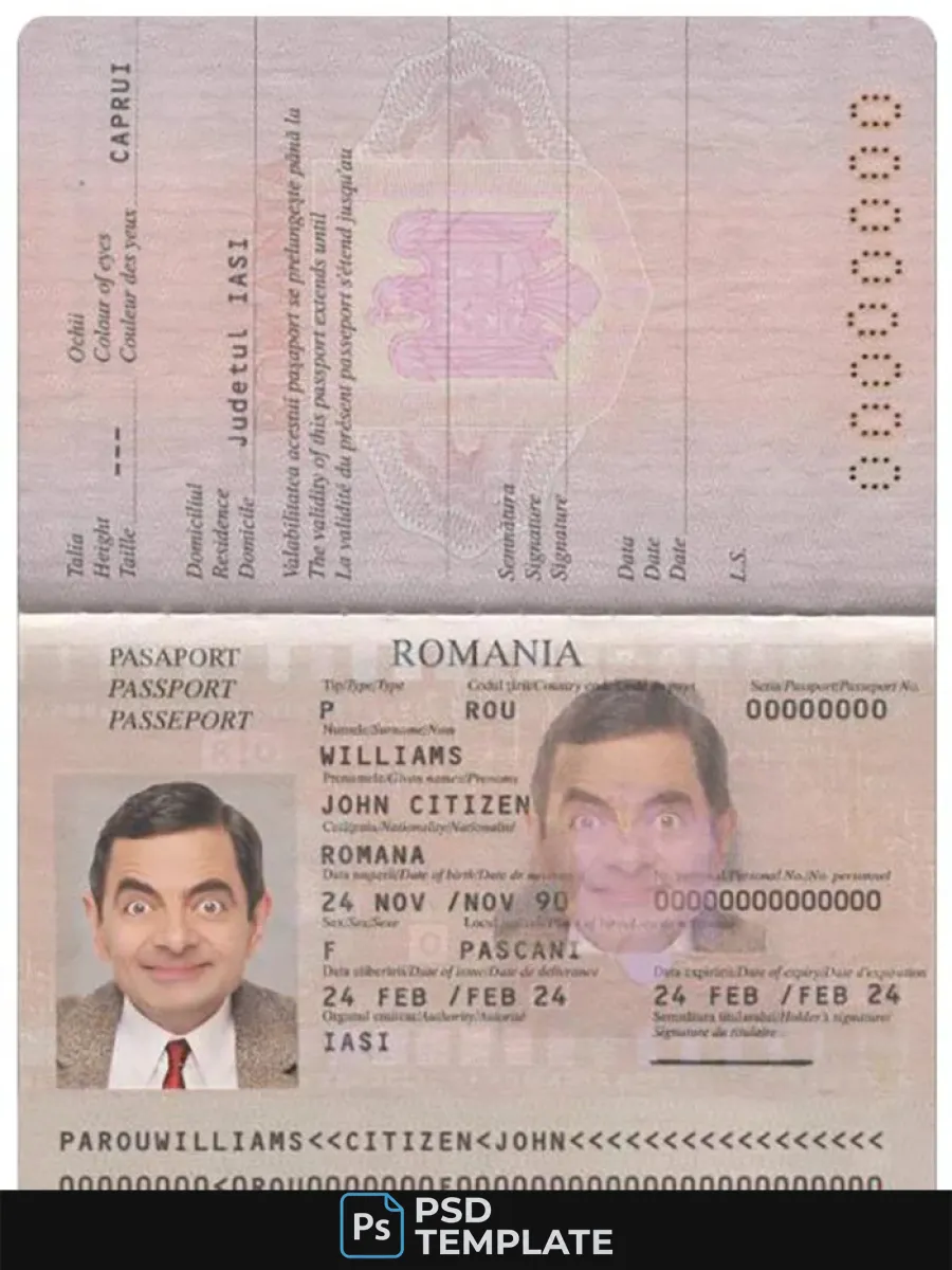 Romania Passport Version 2 — Passports