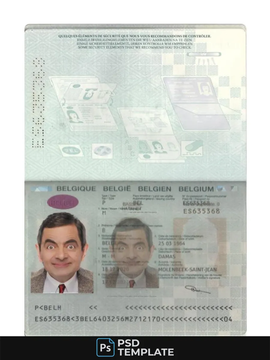 Belgium Passport 2020 Present — Passports