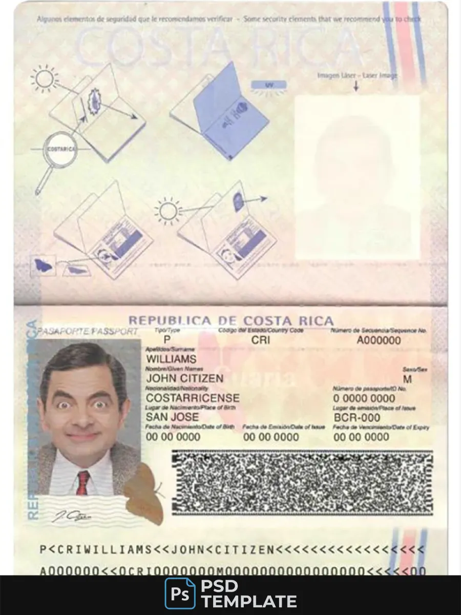 Costa Rica Passport — Passports