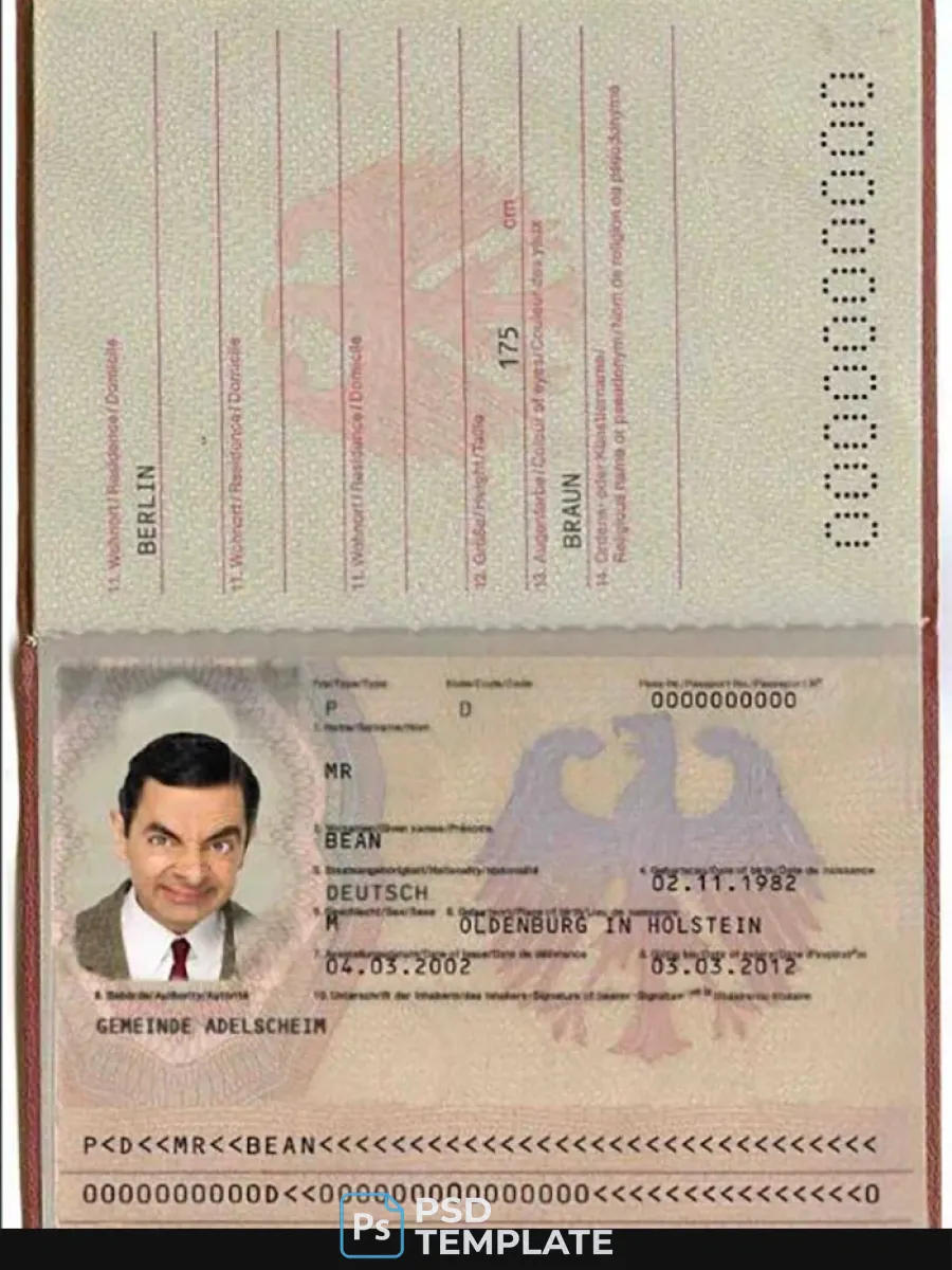 Germany Passport 2005 2017 — Passports