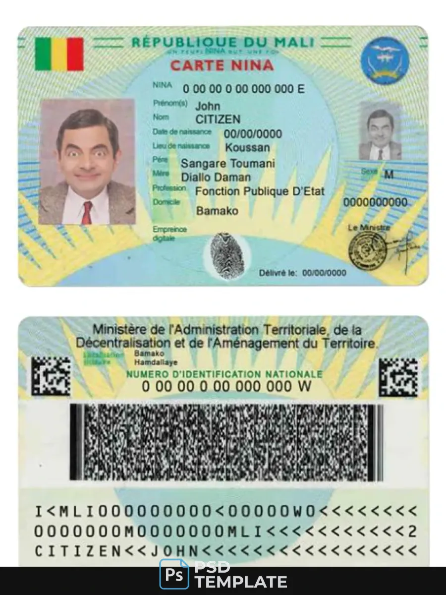 Mali Carte Nina — ID Cards