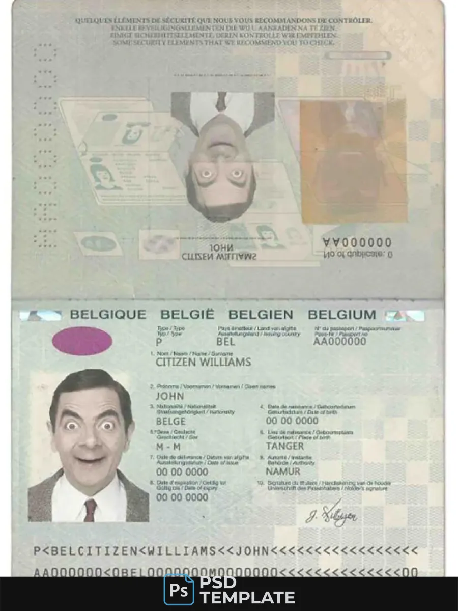 Belgium Passport 2014 2017 — Passports