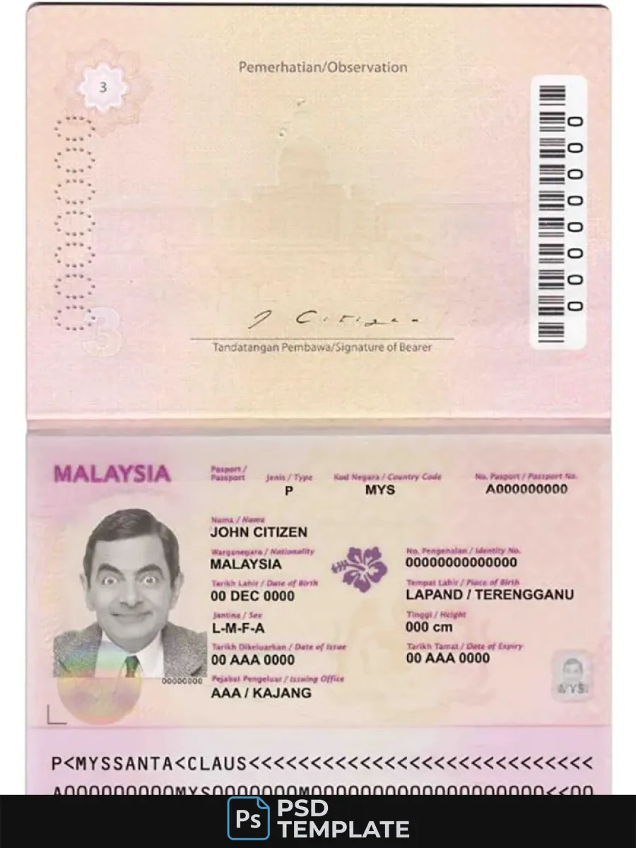 Malaysia Passport 2010 2017 — Passports