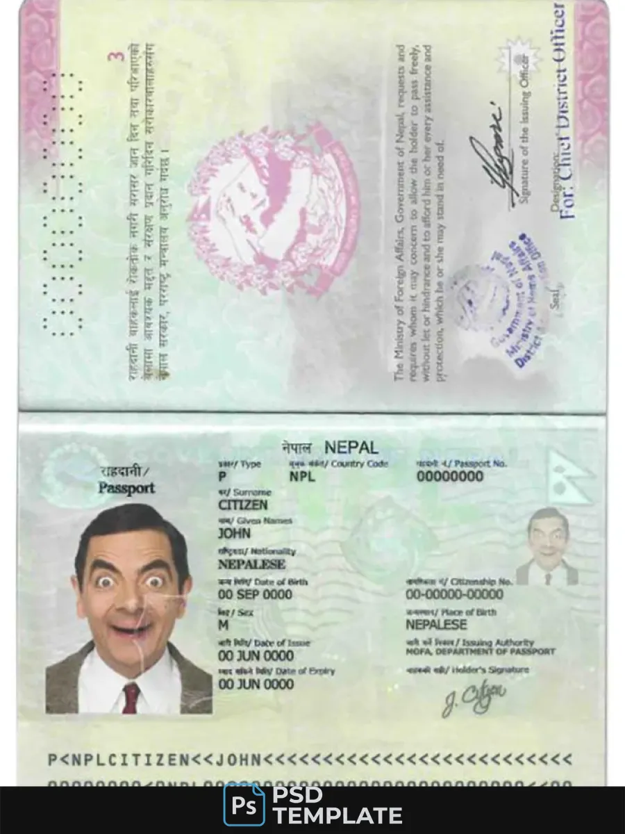 Nepal Passport — Passports