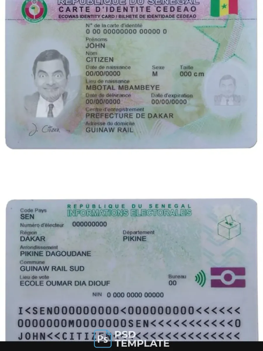 Senegal Id — ID Cards