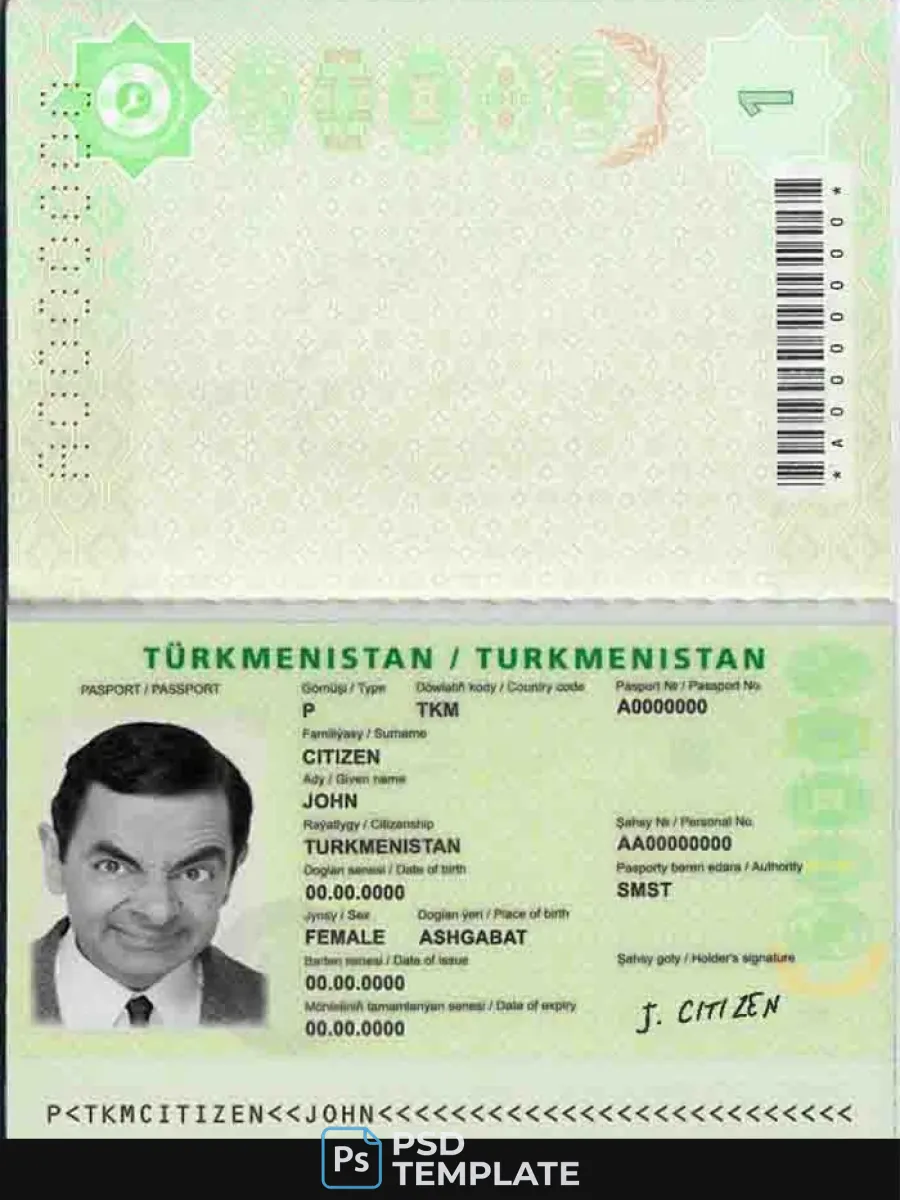 Turkmenistan Passport — Passports