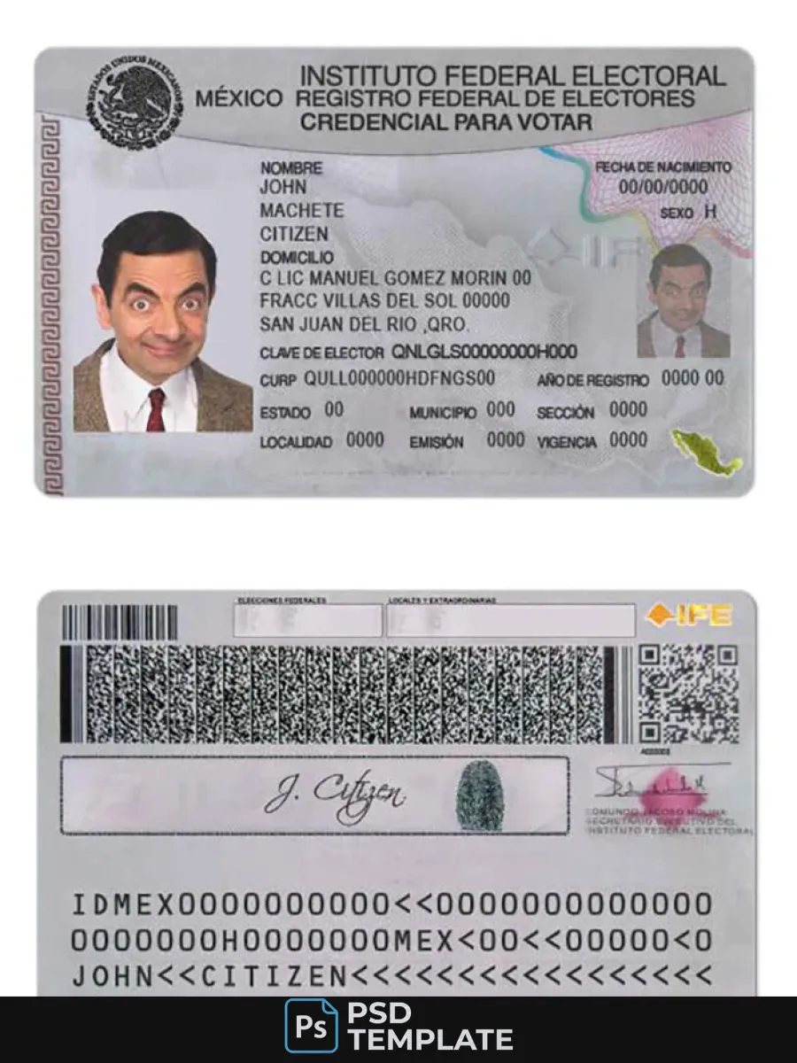 Mexico Id — ID Cards