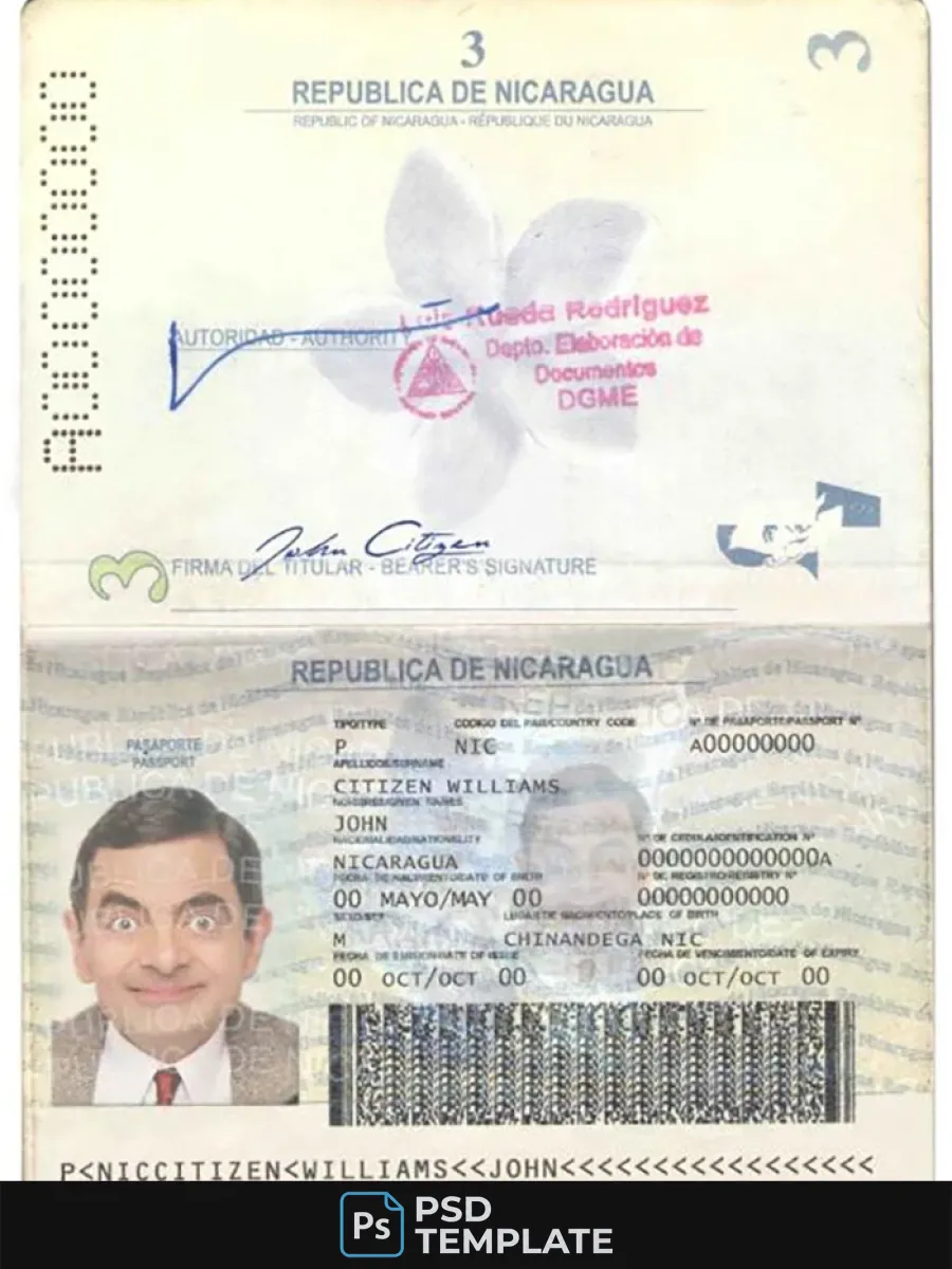 Nicaragua Passport — Passports