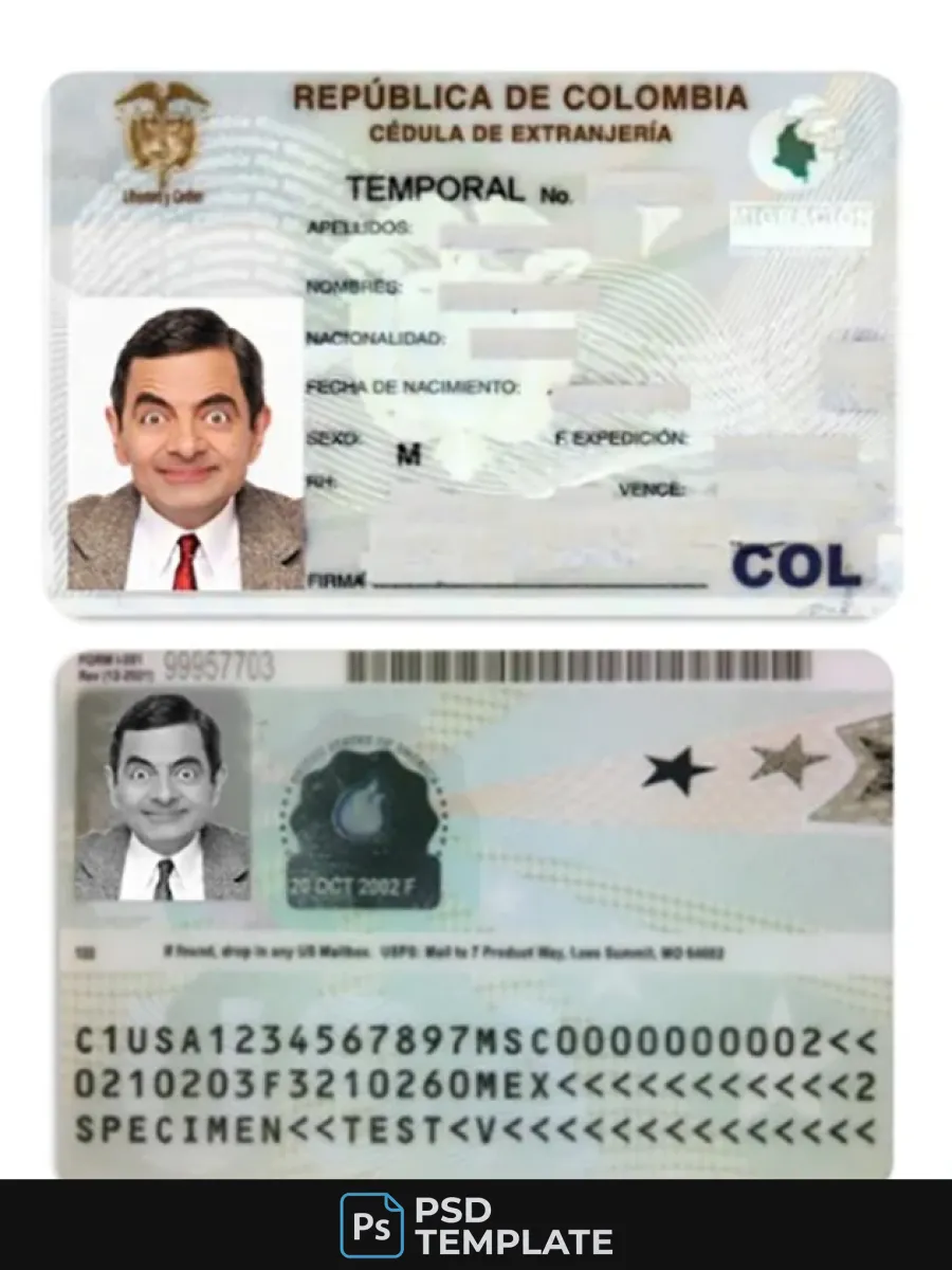 Colombia Residence Permit — Residence Permit