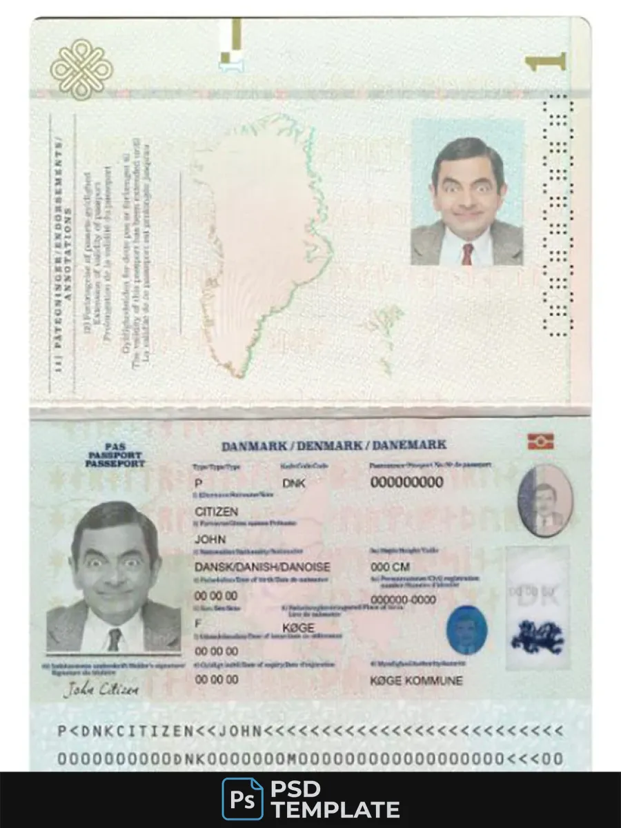 Denmark Passport 2022 Present — Passports