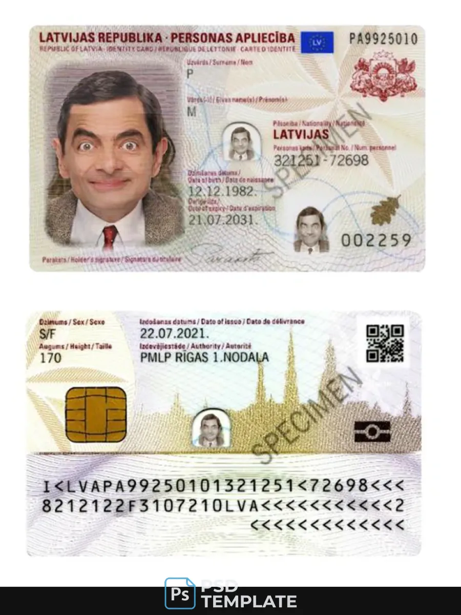 Latvia Id 2021 Present — ID Cards