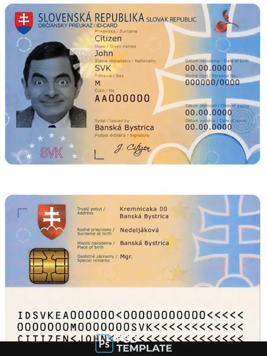 Slovakia Id — ID Cards