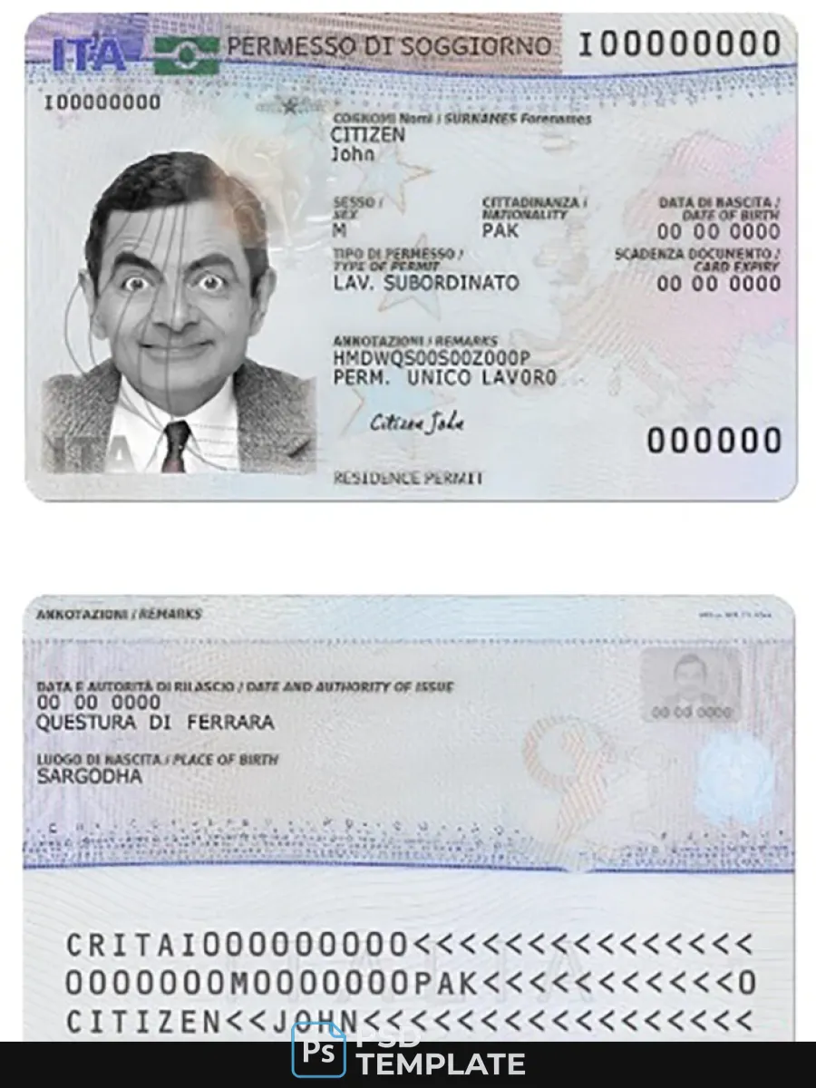 Italy Residence Permit New — Residence Permit