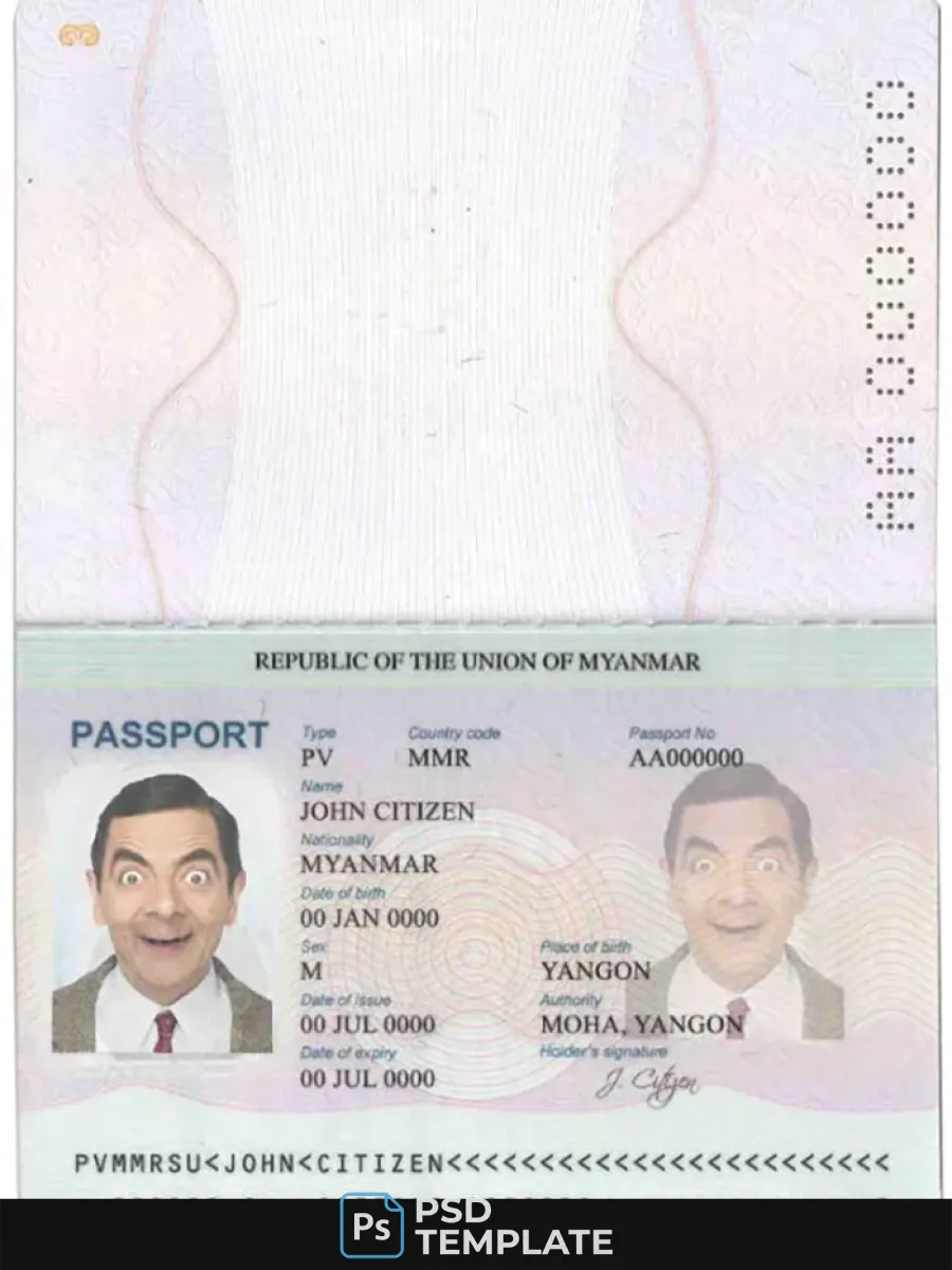 Myanmar Passport — Passports