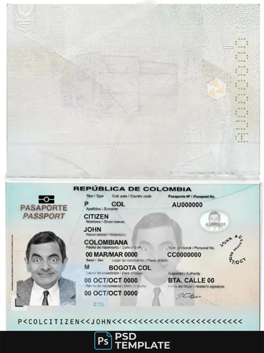 Columbia Passport 2018 Present — Passports