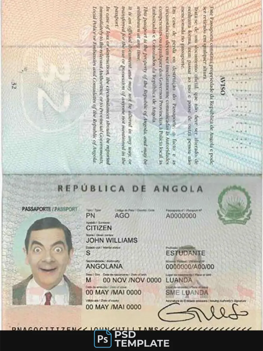 Angola Passport — Passports