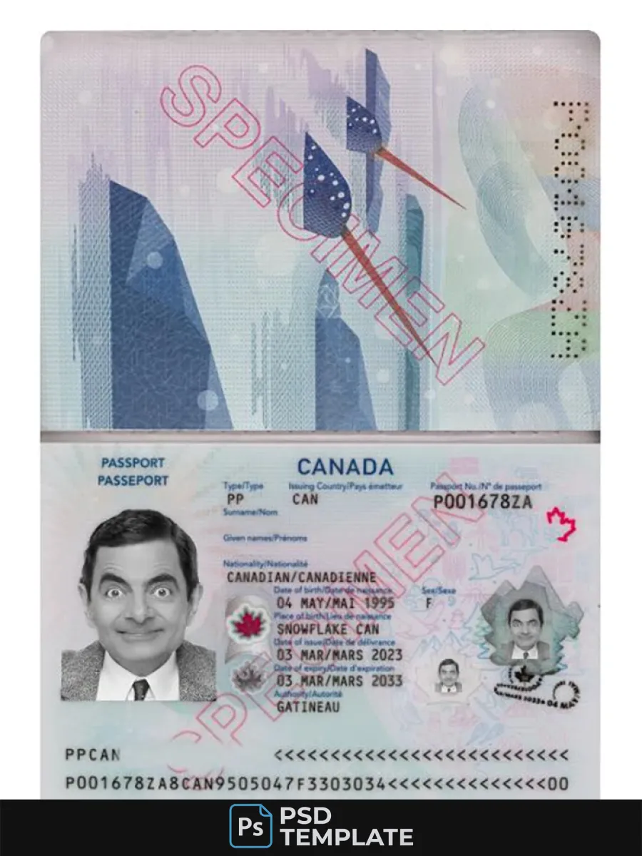 Canada Passport 2023 Present — Passports