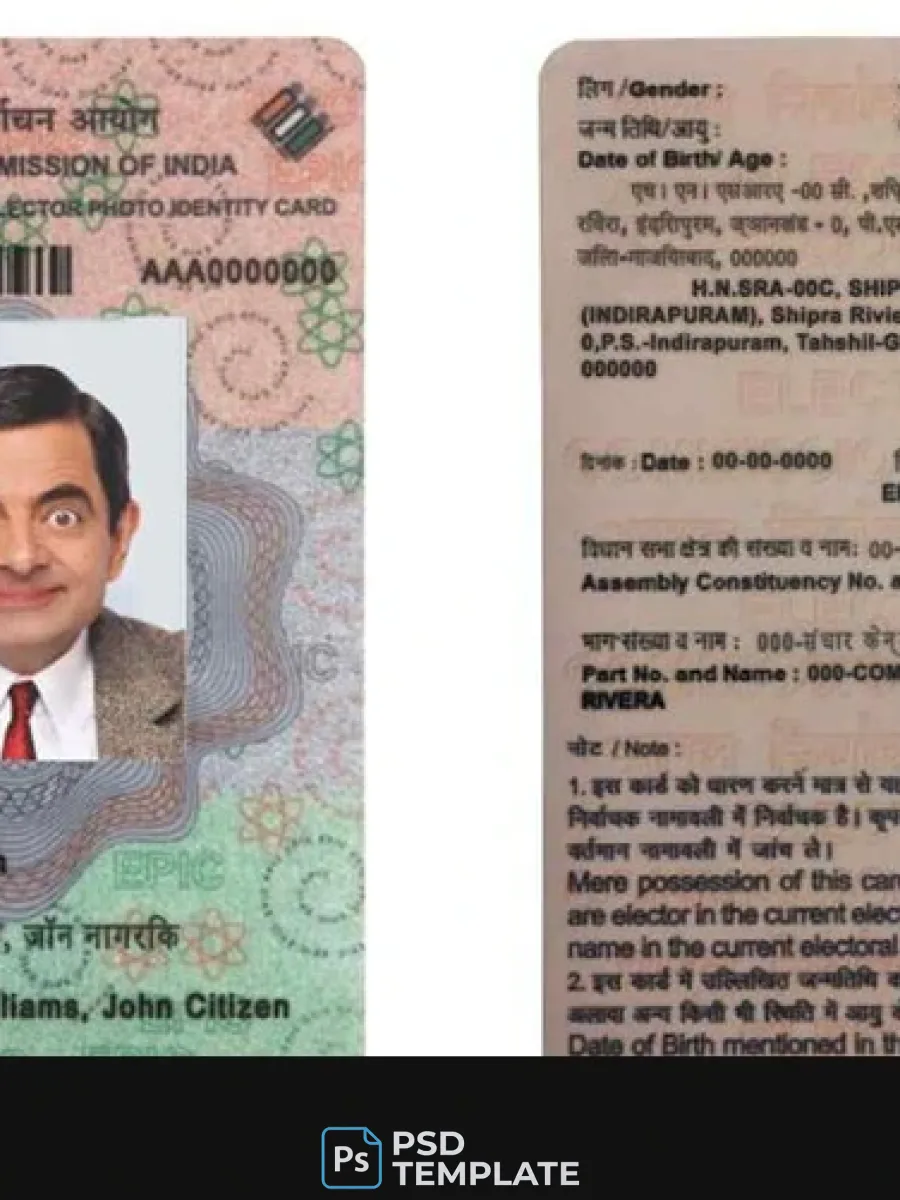 India Election Id — ID Cards