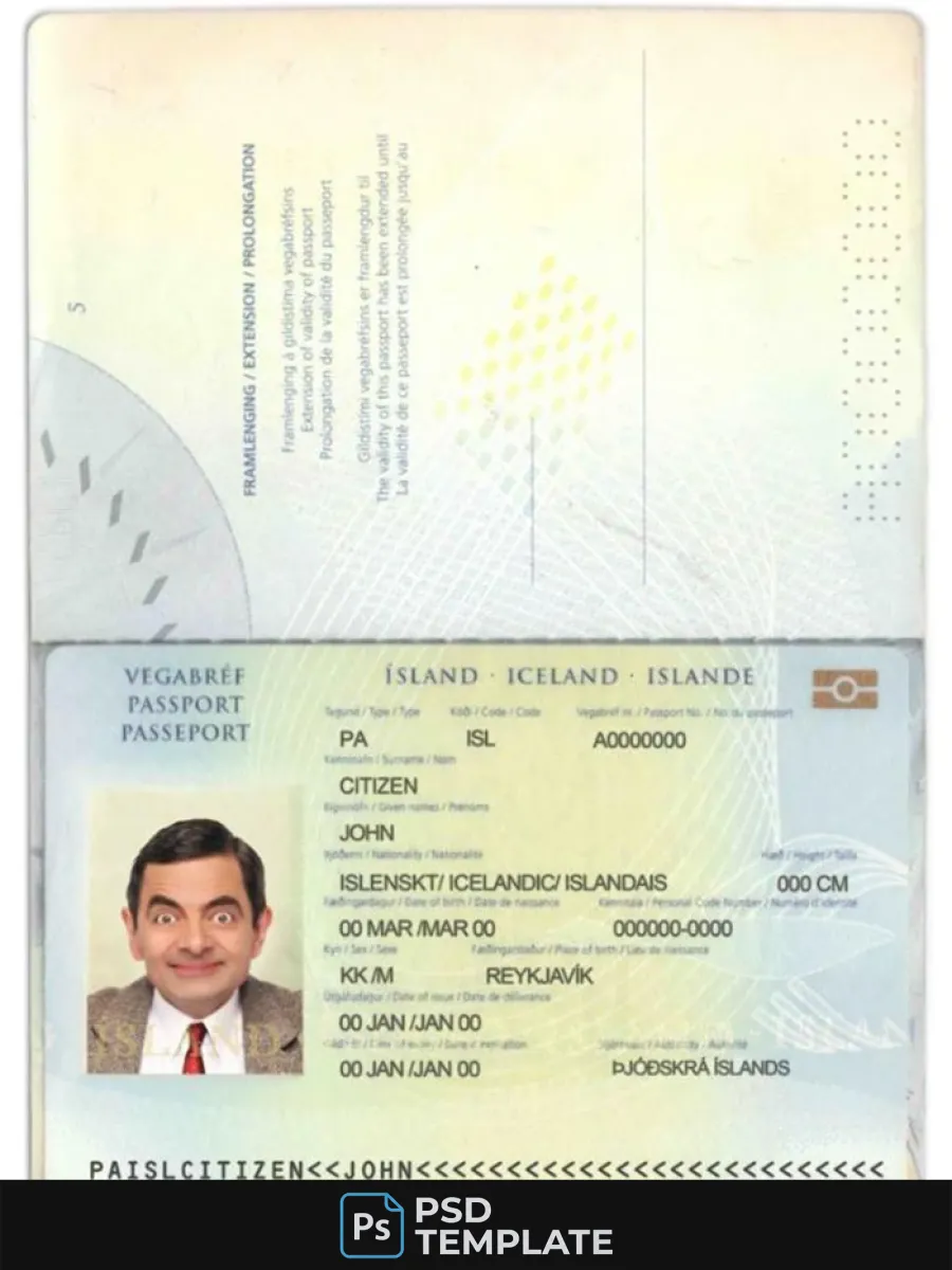 Iceland Passport — Passports