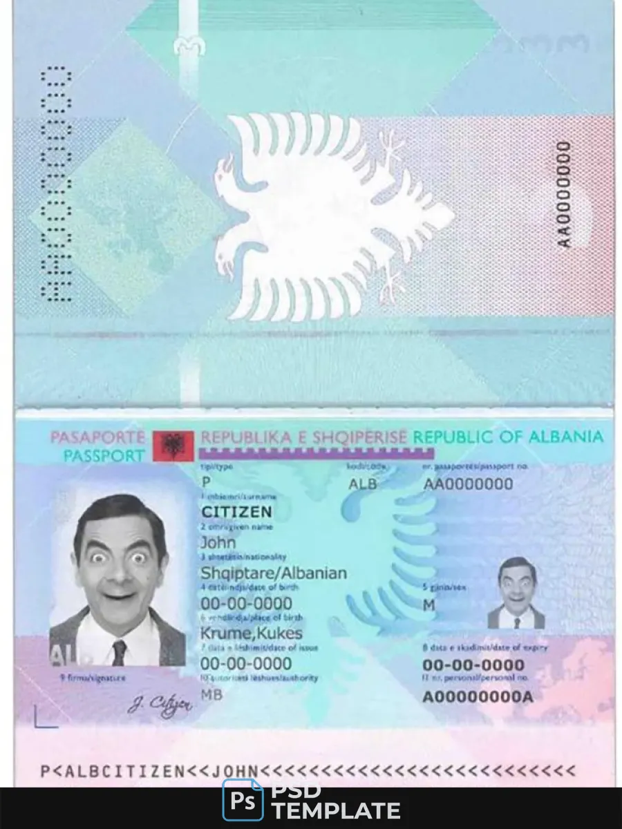 Albania Passport — Passports