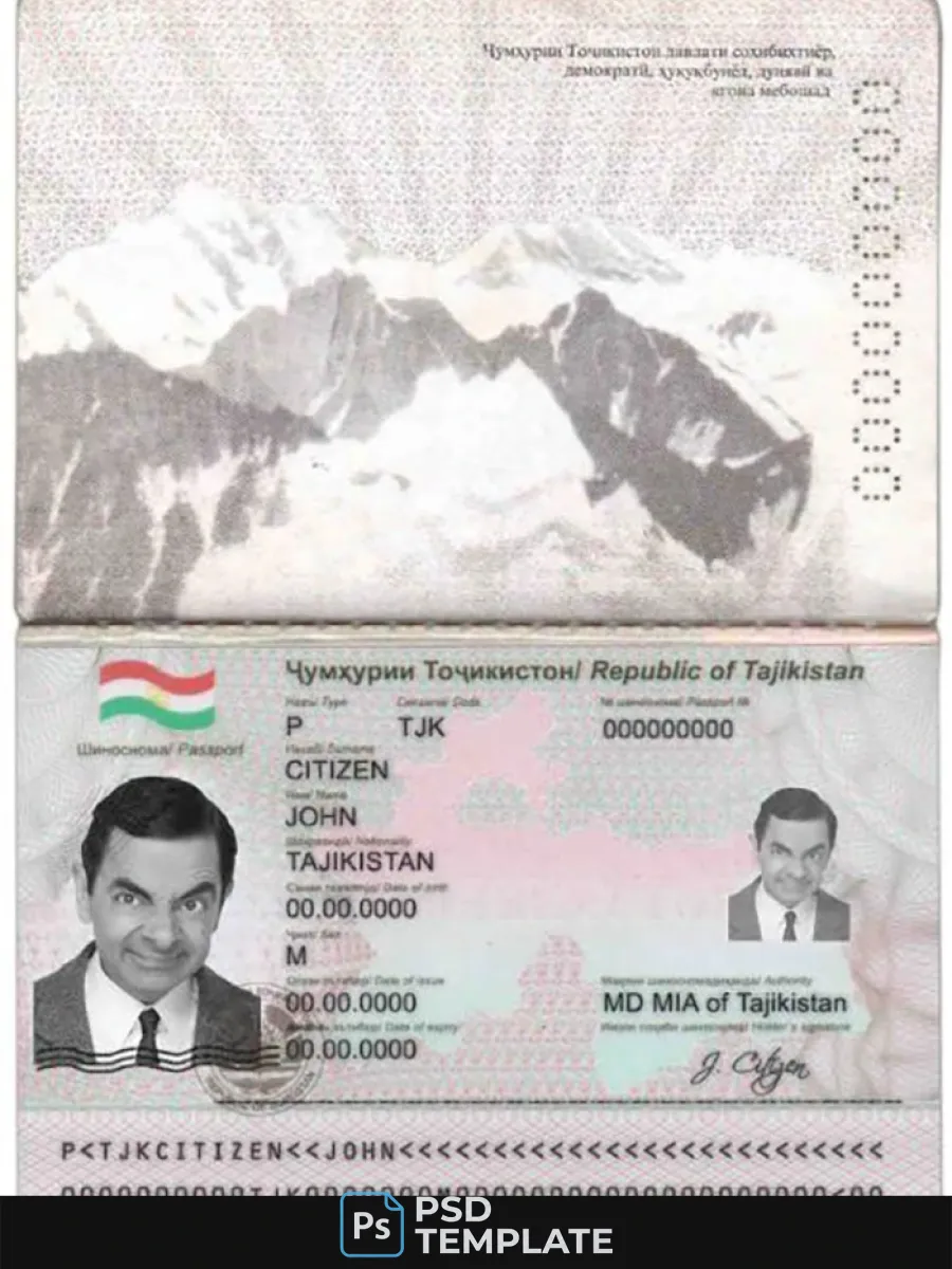 Tajikistan Passport — Passports