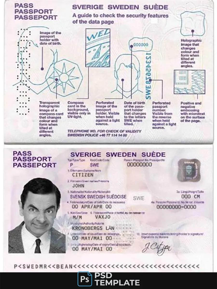 Sweden Passport — Passports