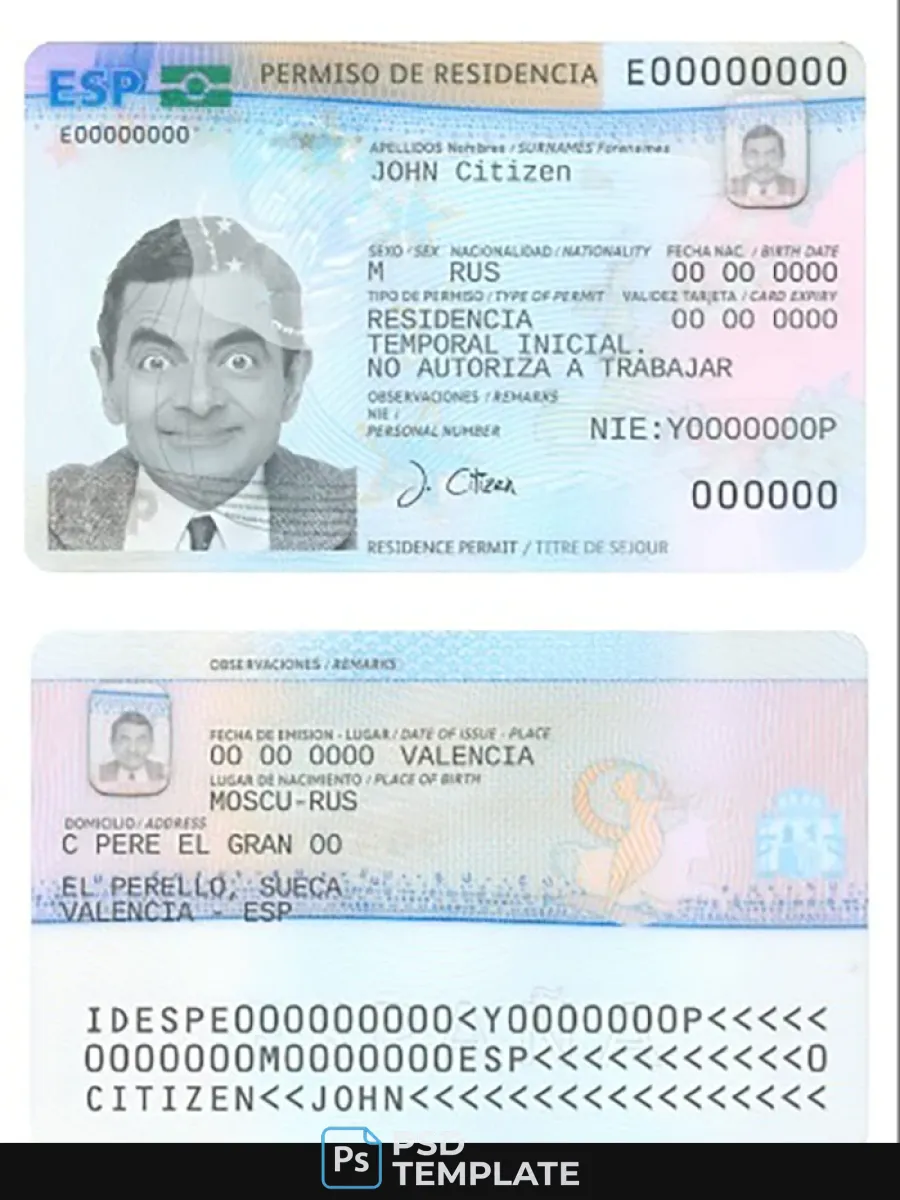 Spain Residence Permit — Residence Permit