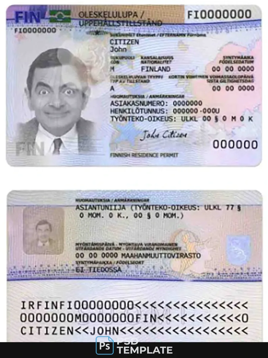 Finland Residence Permit Version 2 — Residence Permit