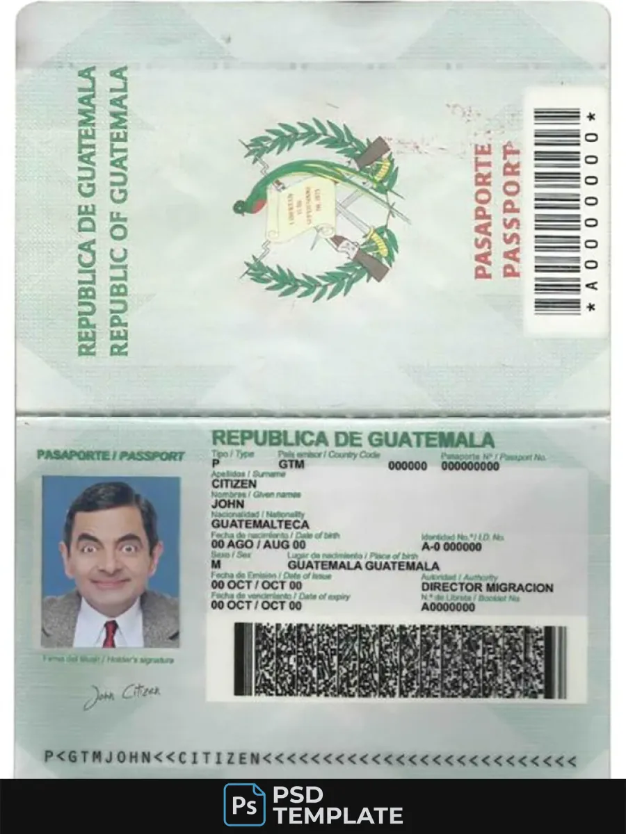 Guatemala Passport — Passports