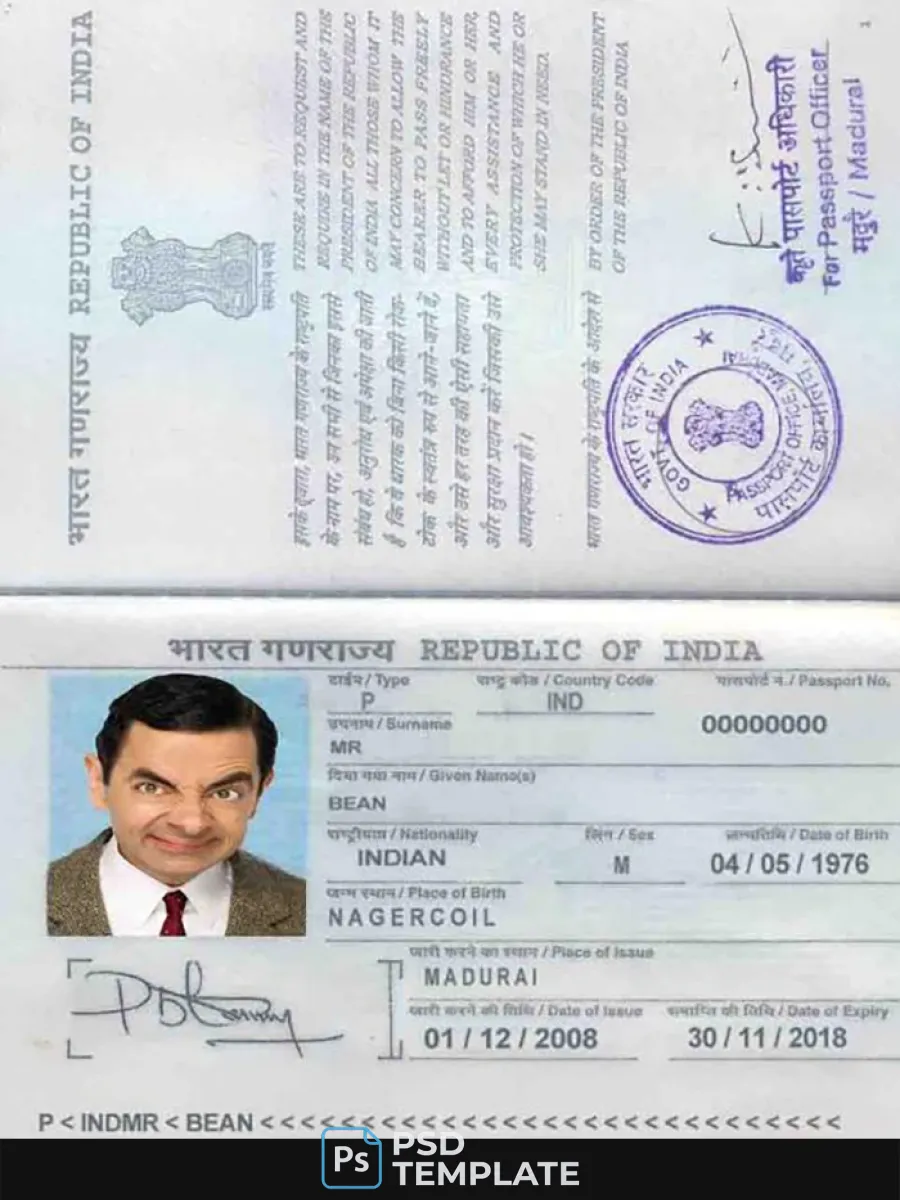 India Passport — Passports