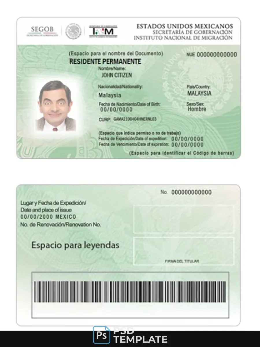 Mexico Green Card Residence Permit — Residence Permit