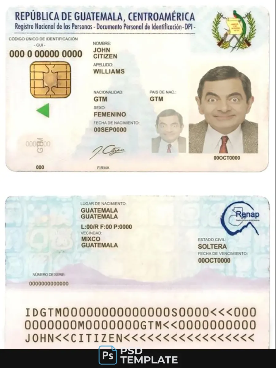 Guatemala Id — ID Cards