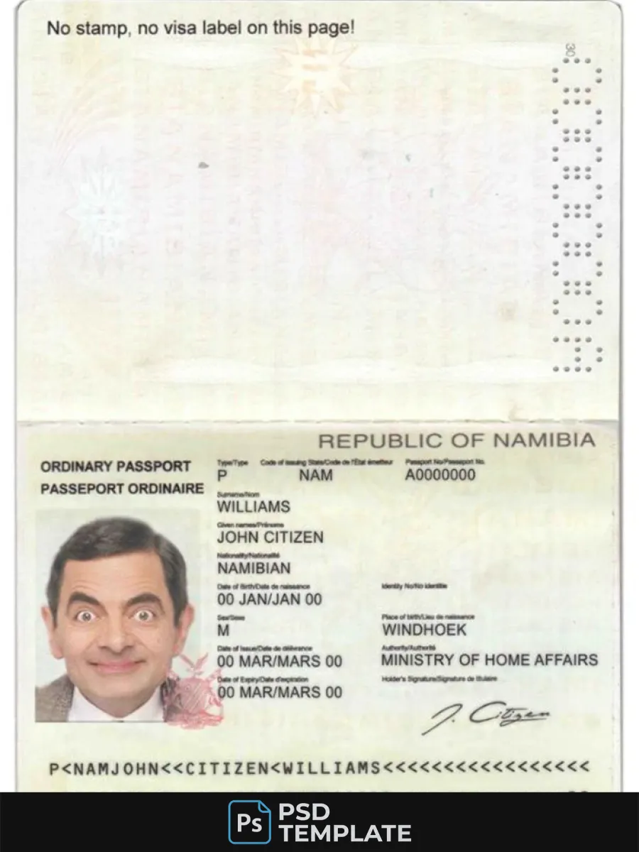 Namibia Passport — Passports