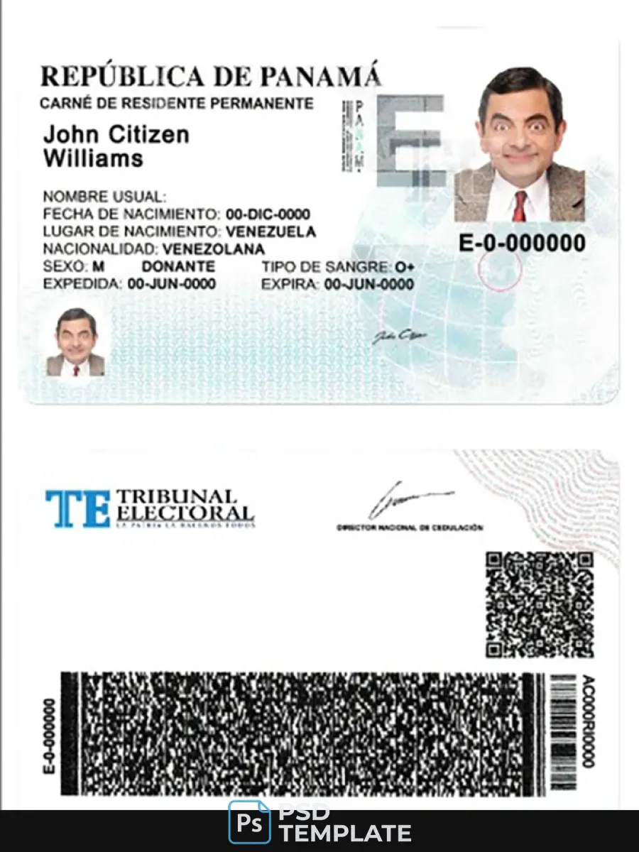 Panama Resident Permit — Residence Permit
