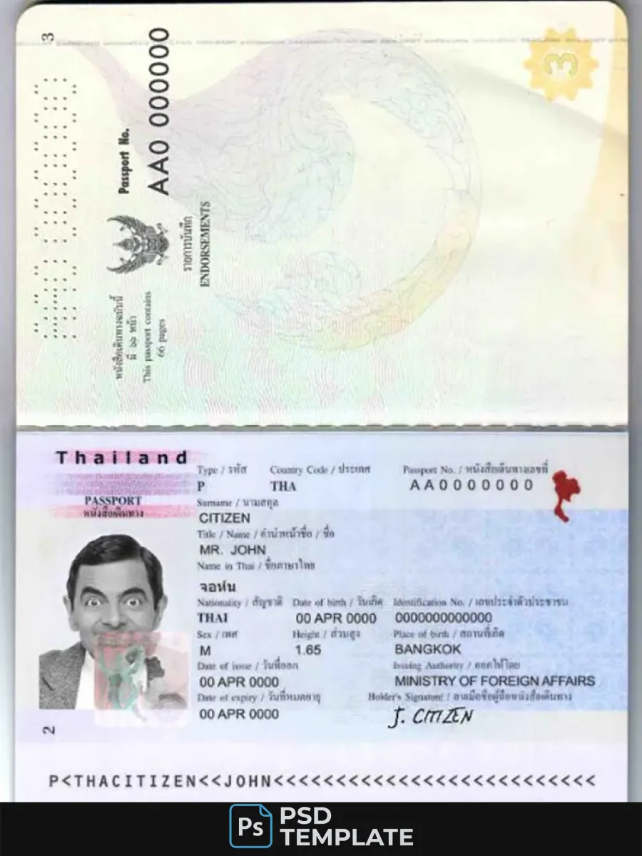 Thailand Passport — Passports