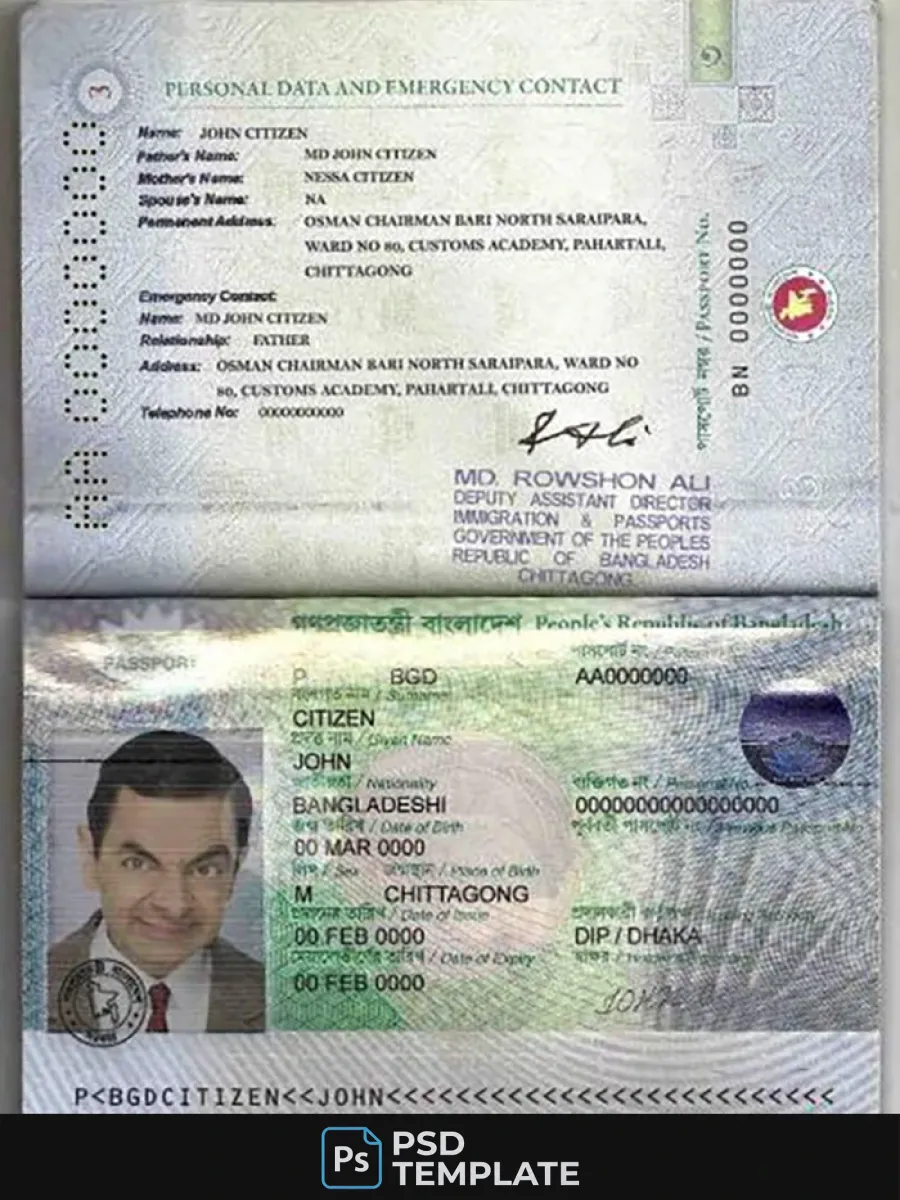 Bangladesh Passport 2013 2019 — Passports