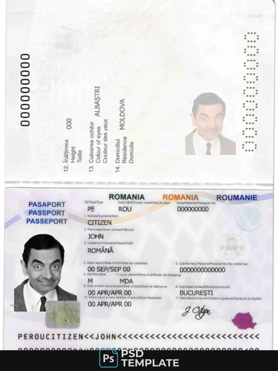 Romania Passport — Passports
