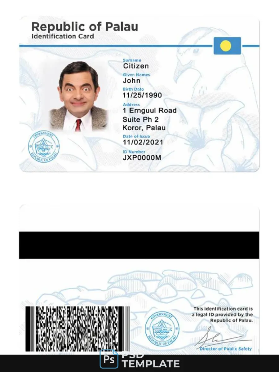 Palau Id Card — ID Cards