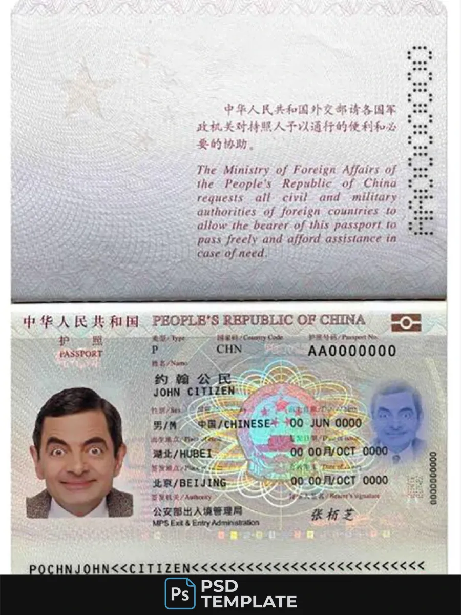 China Passport 2013 Present — Passports