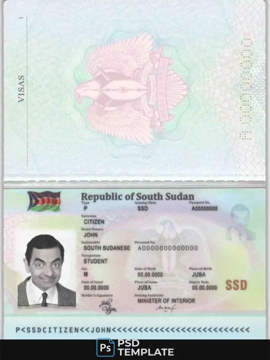 South Sudan Passport — Passports