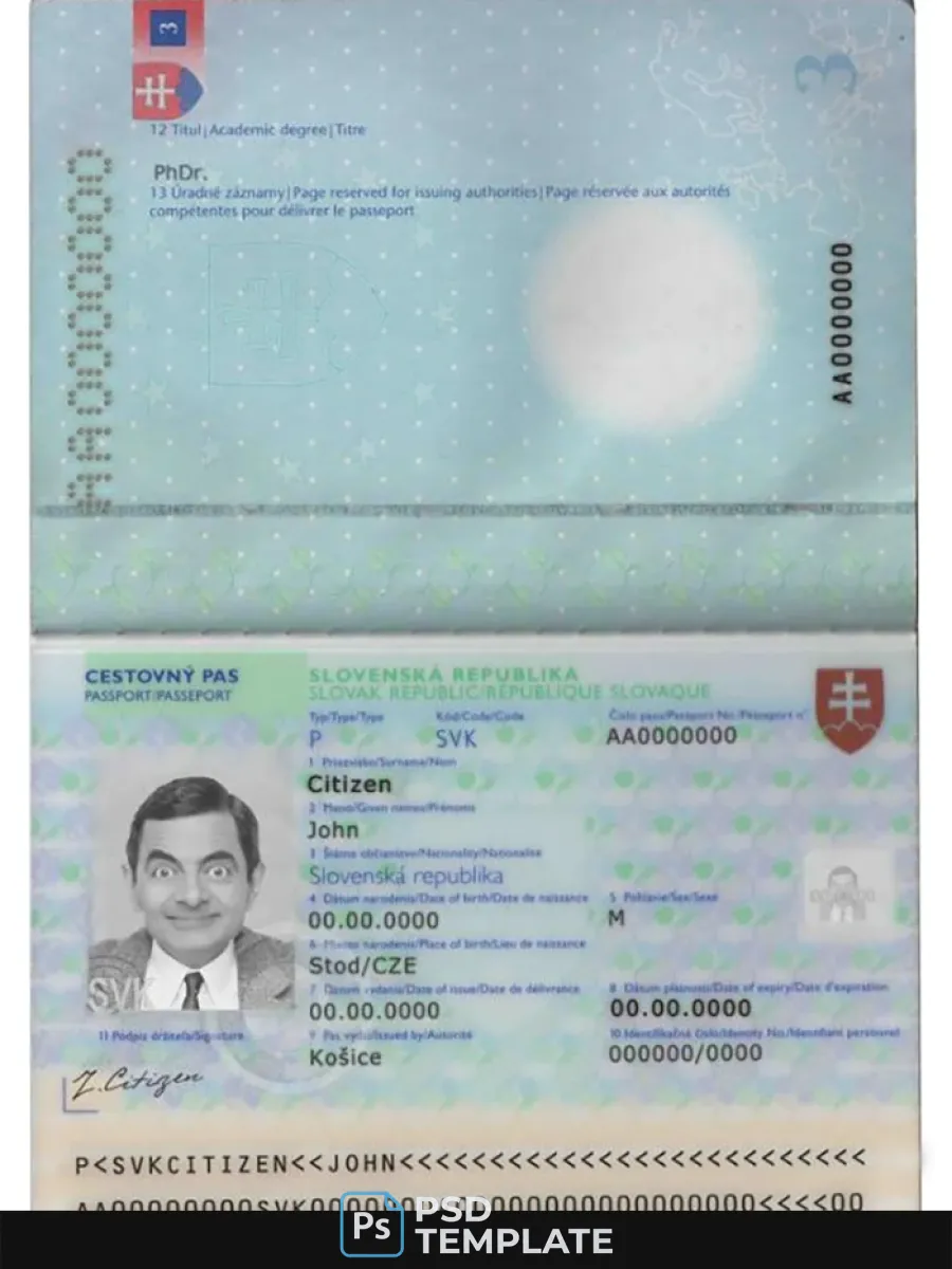 Slovakia Passport — Passports