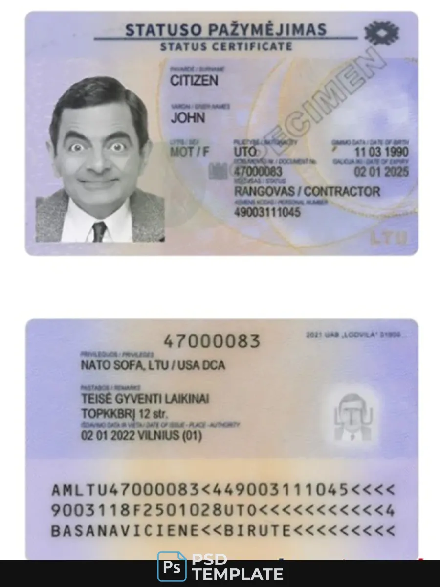 Lithuania Residence Card 2022 Present