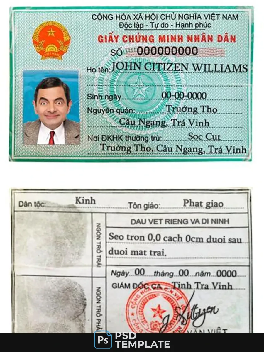Vietnam Id 1 — ID Cards