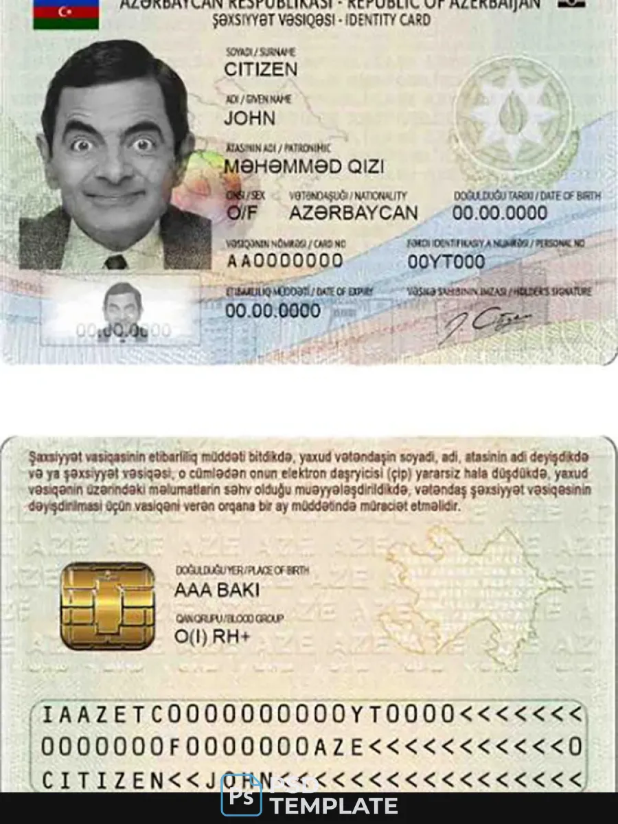 Azerbaijan Id — ID Cards