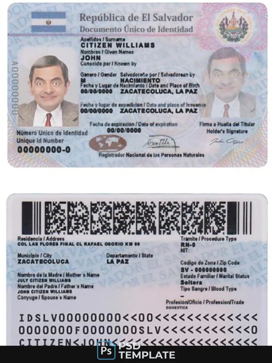 Salvador Id — ID Cards