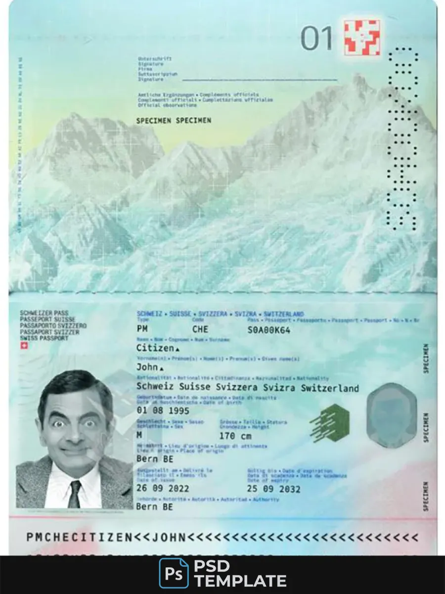 Switzerland New Passport — Passports